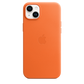 Funda de piel con MagSafe para el iPhone 14 Plus - Naranja - Macnificos