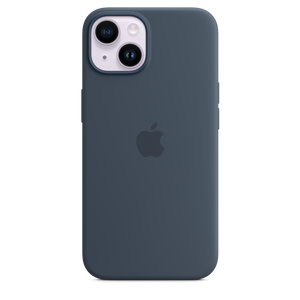 Apple Funda de Silicona MagSafe para iPhone 14 Azul Tempestad