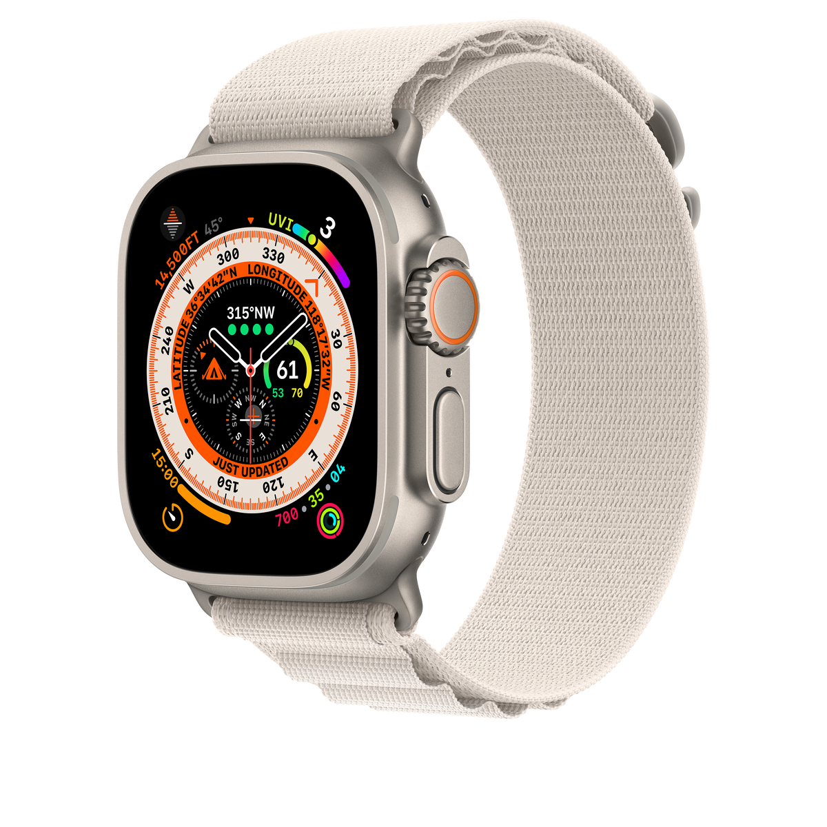 Correa Loop Alpine blanco estrella (49 mm) - Talla L - Macnificos