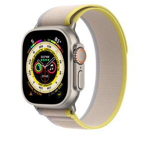 Apple Correa Loop Trail para Apple Watch 49mm Amarillo/Beige Talla M/L