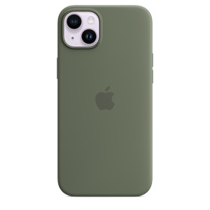 Apple Funda de Silicona MagSafe para iPhone 14 Plus Oliva