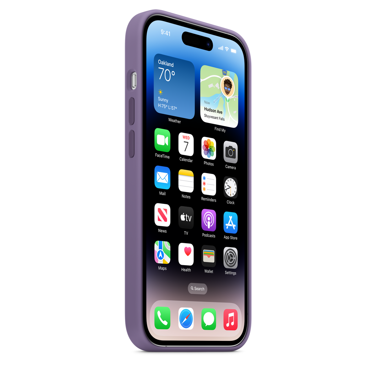Funda de silicona con MagSafe para el iPhone 14 Pro — Lirio - Macnificos