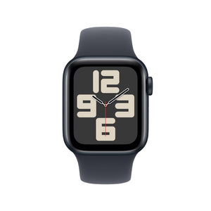 Apple Watch SE | GPS + Cellular | 44mm | Caja de Aluminio Medianoche | Correa Deportiva Medianoche | Talla M/L