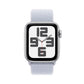 Apple Watch SE | GPS + Cellular | 40mm | Caja de Aluminio Plata | Correa Deportiva Azul Nube