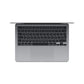 Apple MacBook Air 13" Chip M3 | 8 GB RAM | 512 GB SSD | CPU 8 núcleos | GPU 10 núcleos | Cargador 70W - Gris Espacial