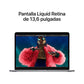 Apple MacBook Air 13" Chip M3 | 8 GB RAM | 512 GB SSD | CPU 8 núcleos | GPU 10 núcleos | Cargador 70W - Gris Espacial
