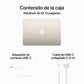 Apple MacBook Air 13" Chip M3 | 8 GB RAM | 256 GB SSD | CPU 8 núcleos | GPU 8 núcleos - Blanco Estrella