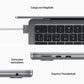 Apple MacBook Air 13" Chip M2 | 24 GB RAM | 1 TB SSD | CPU 8 núcleos | GPU 8 núcleos - Gris Espacial