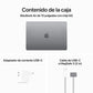 Apple MacBook Air 15" Chip M2 | 8 GB RAM | 256 GB SSD | CPU 8 núcleos | GPU 10 núcleos - Gris Espacial