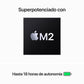 Apple MacBook Air 15" Chip M2 | 8 GB RAM | 256 GB SSD | CPU 8 núcleos | GPU 10 núcleos - Gris Espacial