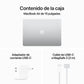 Apple MacBook Air 15" Chip M3 | 8 GB RAM | 512 GB SSD | CPU 8 núcleos | GPU 10 núcleos - Plata