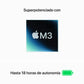 Apple MacBook Air 15" Chip M3 | 8 GB RAM | 256 GB SSD | CPU 8 núcleos | GPU 10 núcleos - Gris Espacial