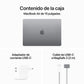 Apple MacBook Air 15" Chip M3 | 8 GB RAM | 256 GB SSD | CPU 8 núcleos | GPU 10 núcleos - Gris Espacial