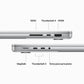 Apple MacBook Pro 14" Chip M3 Max | 36 GB RAM | 1 TB SSD | CPU 14 núcleos | GPU 30 núcleos | Cargador 96W - Plata