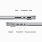Apple MacBook Pro 14" Chip M3 Max | 36 GB RAM | 512 GB SSD | CPU 14 núcleos | GPU 30 núcleos | Cargador 96W - Plata