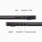 Apple MacBook Pro 14" Chip M3 Pro | 18 GB RAM | 512 GB SSD | CPU 11 núcleos | GPU 14 núcleos | Cargador 70W - Negro Espacial