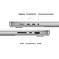 MacBook Pro de 16 pulgadas: Chip M4 Pro de Apple con CPU de 14 núcleos y GPU de 20 núcleos, 24 GB RAM, 2 TB SSD, Pantalla estándar - Negro espacial