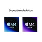 MacBook Pro de 16 pulgadas: Chip M4 Pro de Apple con CPU de 14 núcleos y GPU de 20 núcleos, 24 GB RAM, 2 TB SSD, Pantalla estándar - Negro espacial