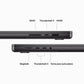 Apple MacBook Pro 16" Chip M3 Pro | 18 GB RAM | 512 GB SSD | CPU 12 núcleos | GPU 18 núcleos | Cargador 140W - Negro Espacial