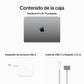 Apple MacBook Pro 14" Chip M3 | 16 GB RAM | 512 GB SSD | CPU 8 núcleos | GPU 10 núcleos | Cargador 70W - Gris Espacial