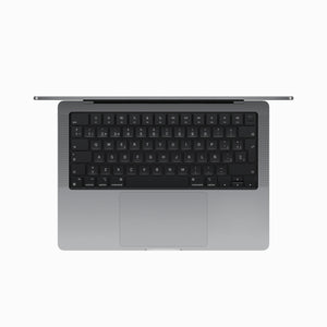 Apple MacBook Pro 14" Chip M3 | 16 GB RAM | 512 GB SSD | CPU 8 núcleos | GPU 10 núcleos | Cargador 70W - Gris Espacial