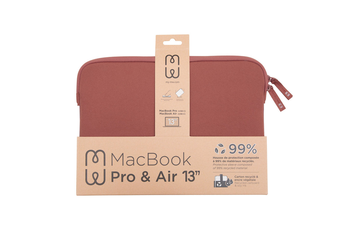 Funda para Macbook Air/Pro de 13" HORIZON de MW Rojo - Macnificos
