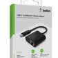 Adaptador USB-C a Ethernet + carga hasta 60W de Belin - Macnificos