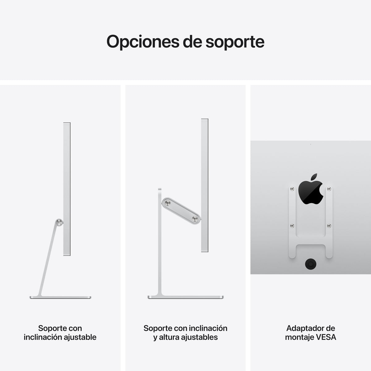 Studio Display - Vidrio estándar - Soporte con inclinación ajustable - Macnificos