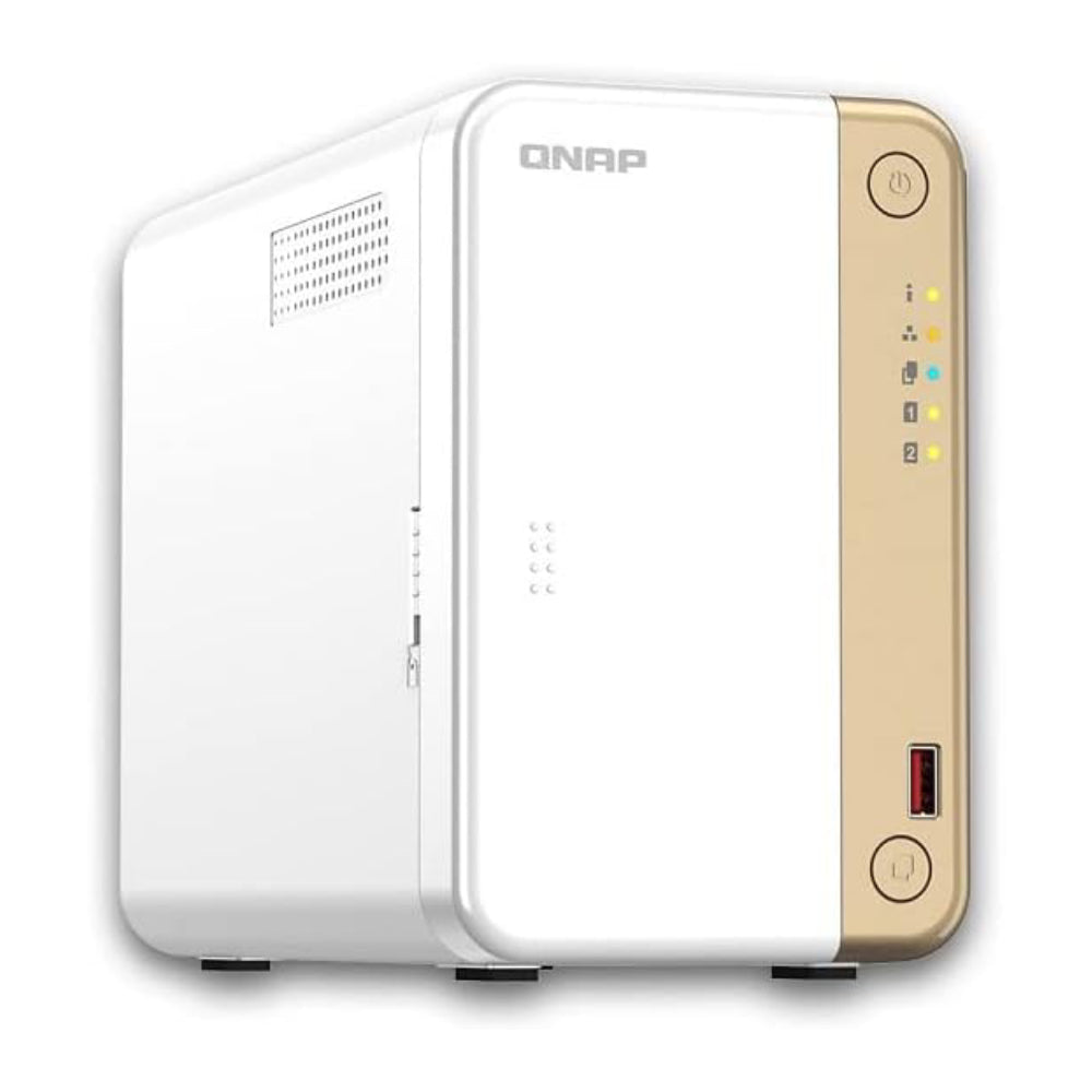 Servidor NAS TS-262-4G multimedia con ranuras M.2 PCIe | Qnap