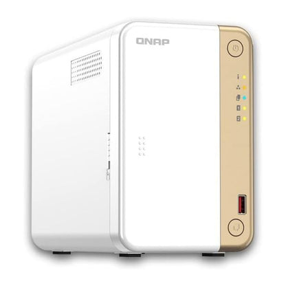 Servidor NAS TS-262-4G multimedia con ranuras M.2 PCIe | Qnap