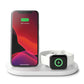 Base de carga inalámbrica Triple BOOST↑CHARGE™ 10W con adaptador de Belkin - Macnificos