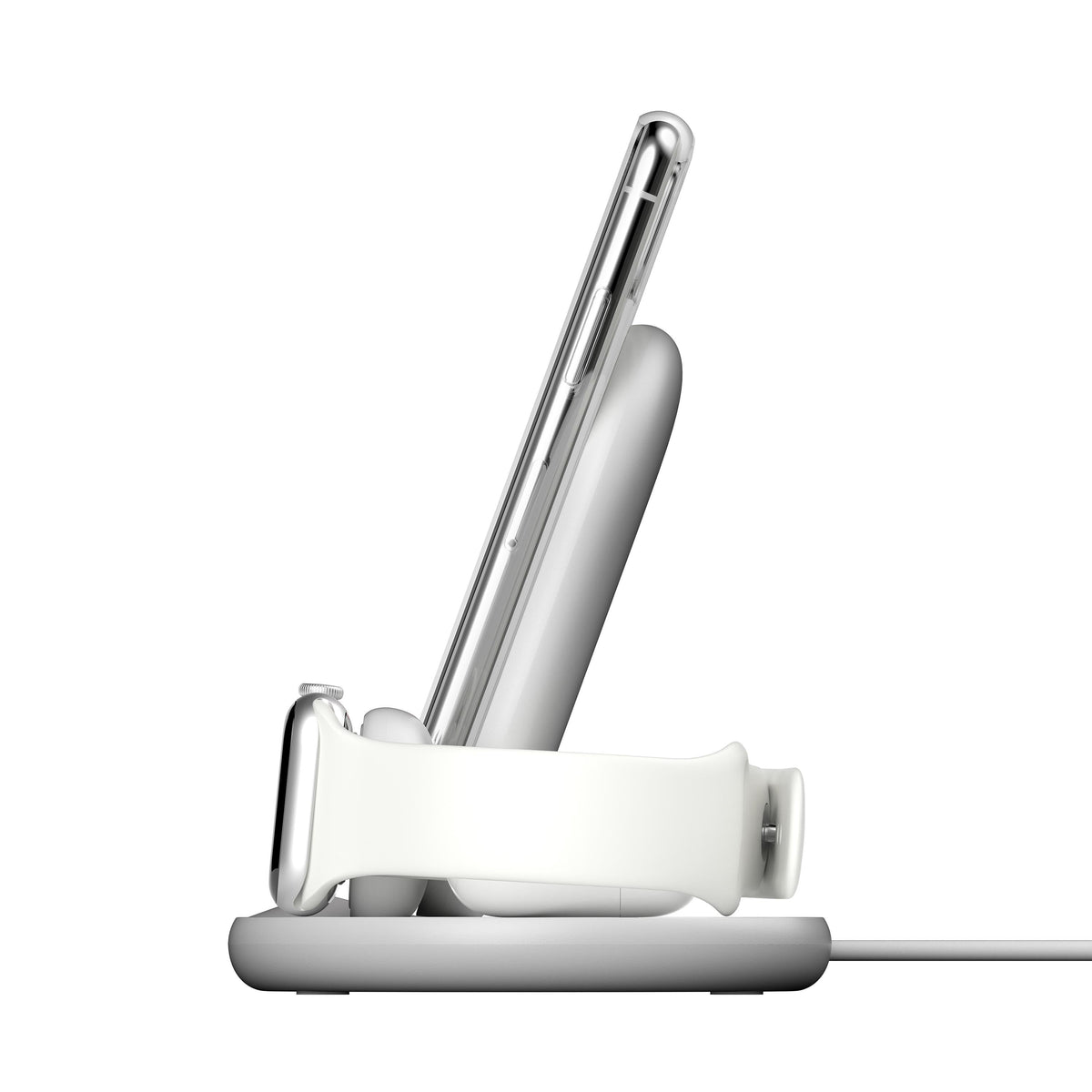 Base de carga inalámbrica Triple BOOST↑CHARGE™ 10W con adaptador de Belkin - Macnificos