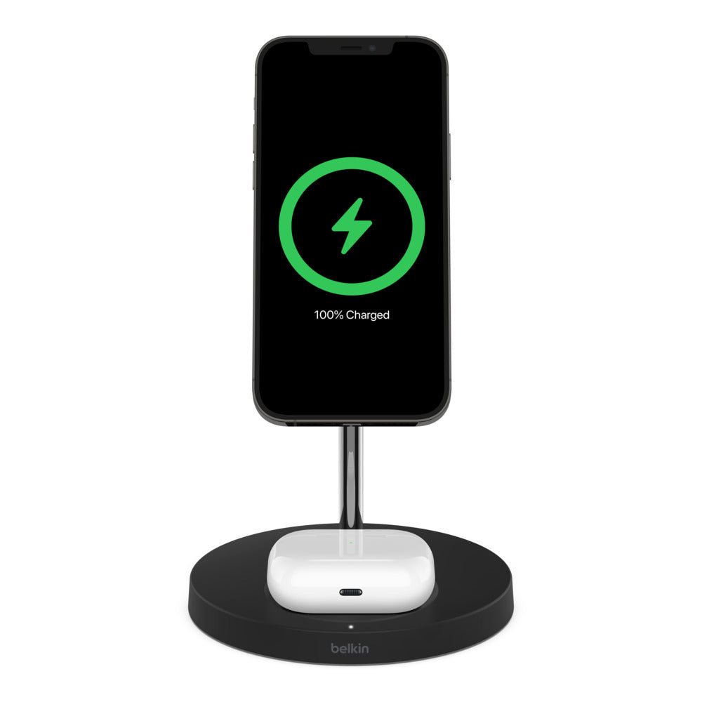 Base de carga con Magsafe 2-in-1 BOOST↑CHARGE™ PRO de Belkin Negro - Macnificos