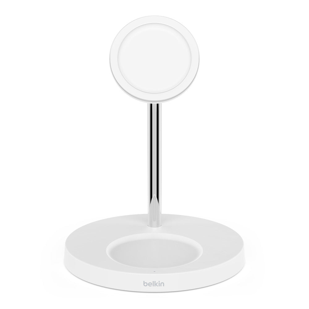 Base de carga con Magsafe 2-in-1 BOOST↑CHARGE™ PRO de Belkin Blanco - Macnificos
