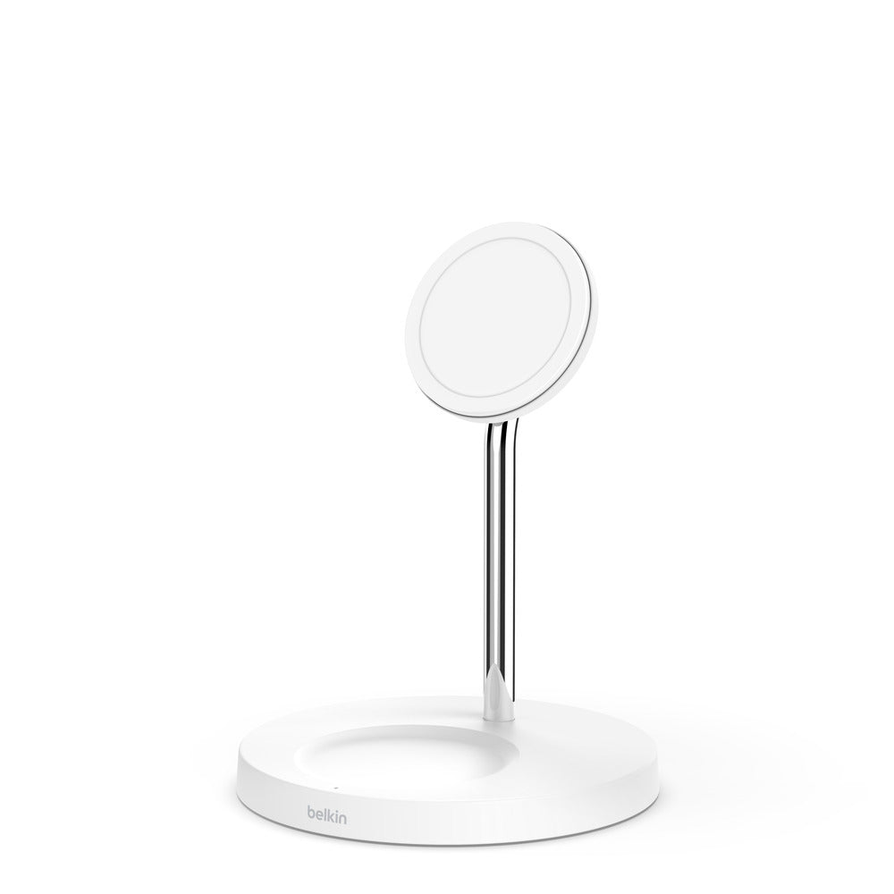 Base de carga con Magsafe 2-in-1 BOOST↑CHARGE™ PRO de Belkin Blanco - Macnificos