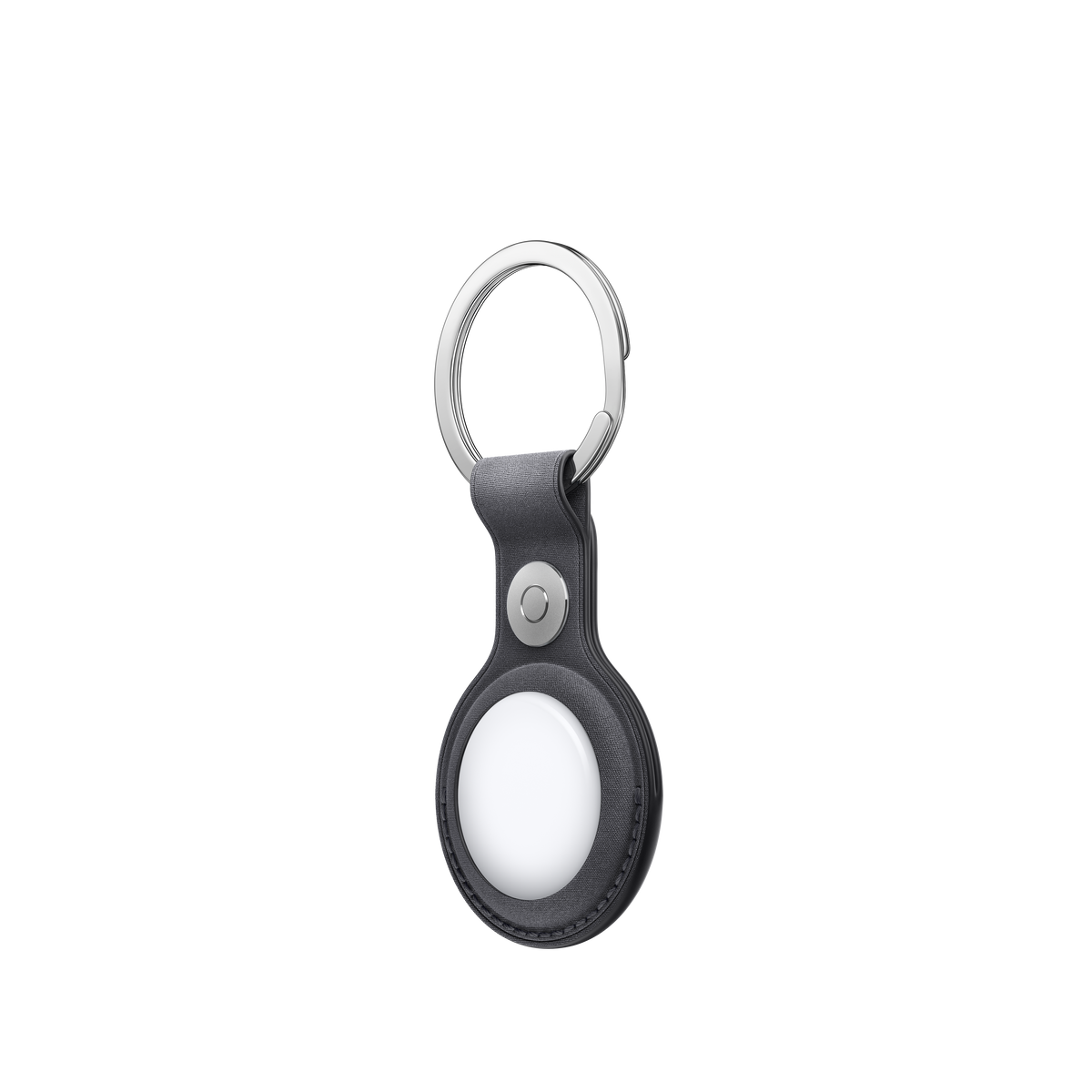 Llavero de trenzado fino para el AirTag - Negro - Macnificos