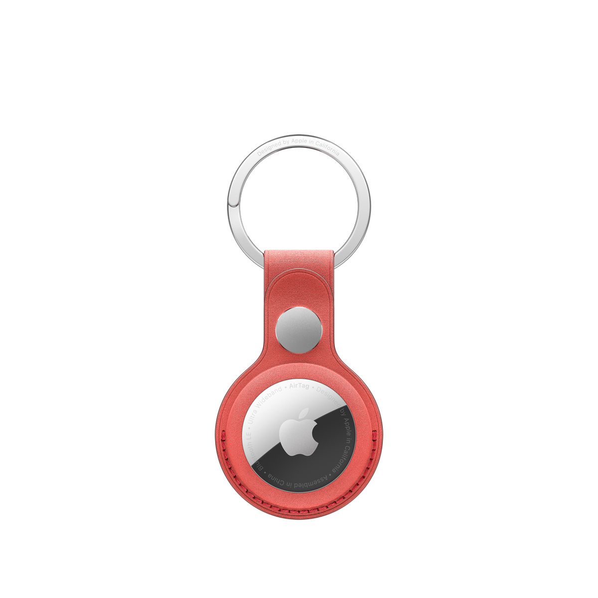 Llavero de trenzado fino para el AirTag - Coral - Macnificos