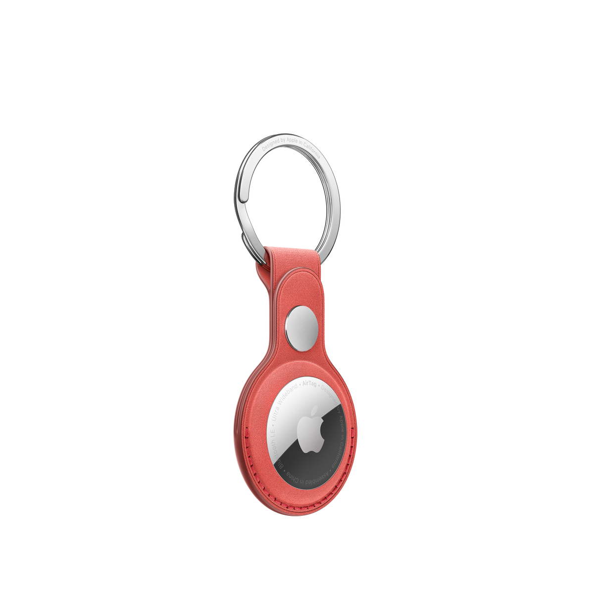 Llavero de trenzado fino para el AirTag - Coral - Macnificos