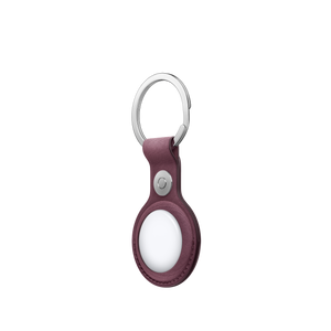 Llavero de trenzado fino para el AirTag - Rojo mora - Macnificos