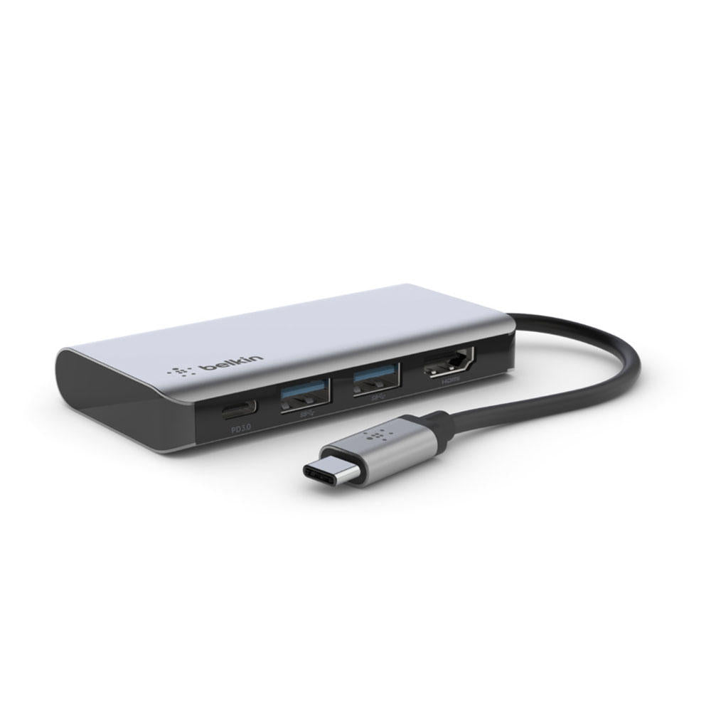 Adpatador multipuerto USB C 4en1 de Belkin - Macnificos