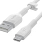 BELKIN Boostcharge Flex Cable USB-A a USB-C de silicona 1m - Blanco