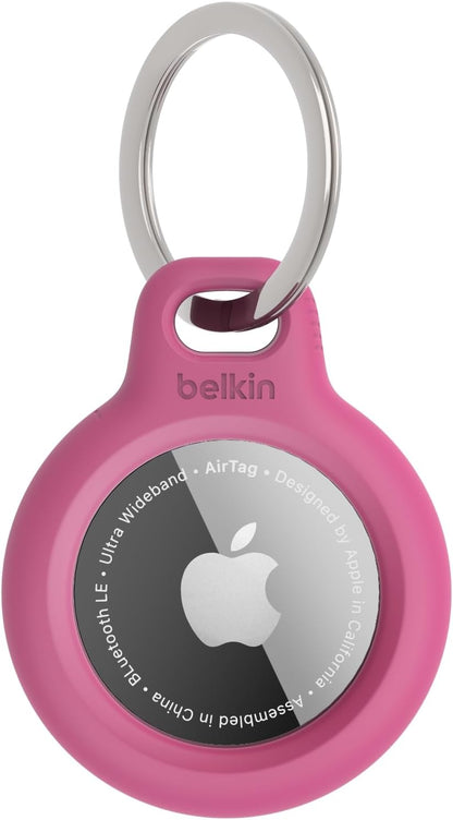 Funda Protectora para AirTag con Llavero Rosa | Belkin