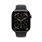 Apple Watch Series 11 (GPS + Cellular) - Caja de titanio en color pizarra de 42 mm - Correa deportiva negra - Talla S/M