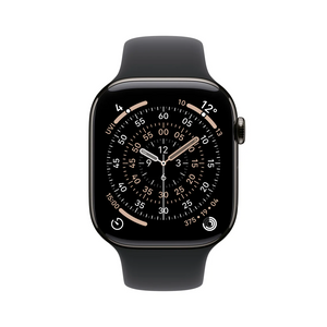 Apple Watch Series 11 (GPS + Cellular) - Caja de titanio en color pizarra de 42 mm - Correa deportiva negra - Talla S/M