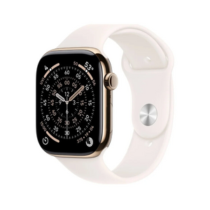 Apple Watch Series 11 (GPS + Cellular) - Caja de titanio en oro de 46 mm - Correa deportiva rosa rubor - Talla S/M