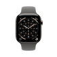 Apple Watch Series 11 (GPS + Cellular) - Caja de titanio natural de 42 mm - Correa deportiva gris piedra - Talla S/M