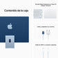 Apple iMac 24" 4,5K Chip M1 | 8 GB RAM | 512 GB SSD | CPU 8 núcleos | GPU 8 núcleos - Azul