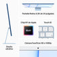 Apple iMac 24" 4,5K Chip M1 | 8 GB RAM | 256 GB SSD | CPU 8 núcleos | GPU 8 núcleos - Plata