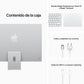 Apple iMac 24" 4,5K Chip M1 | 8 GB RAM | 256 GB SSD | CPU 8 núcleos | GPU 8 núcleos - Plata