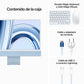 Apple iMac 24" 4,5K Chip M3 | 8 GB RAM | 256 GB SSD | CPU 8 núcleos | GPU 8 núcleos - Azul